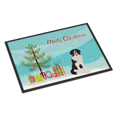 Carolines Treasures 24 x 36 in. Borador Christmas Tree Indoor or Outdoor Mat CK3887JMAT
